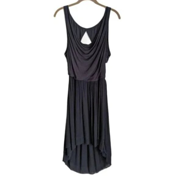 Free People Women's Cowl Neck Sleeveless Sheath Two Timer Dress Sz S Open Back - Picture 2 of 8